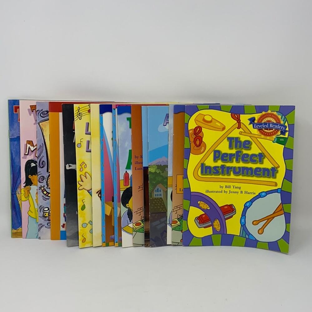 Bundle Of 16 Houghton Mifflin Leveled Readers Books